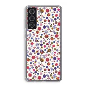 CaseCompany Planets Space: Samsung Galaxy S21 FE Transparant Hoesje