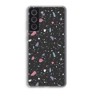CaseCompany Terrazzo N°16: Samsung Galaxy S21 FE Transparant Hoesje