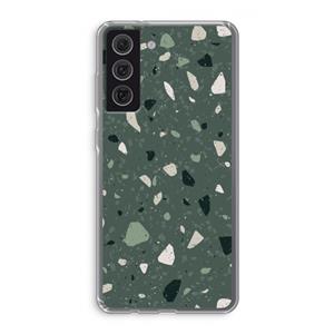 CaseCompany Terrazzo N°19: Samsung Galaxy S21 FE Transparant Hoesje