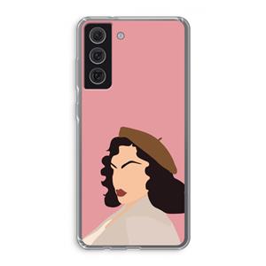 CaseCompany Confidence: Samsung Galaxy S21 FE Transparant Hoesje