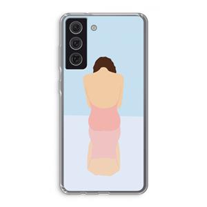 CaseCompany Mirror: Samsung Galaxy S21 FE Transparant Hoesje