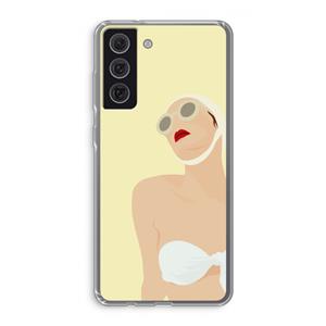 CaseCompany Summer: Samsung Galaxy S21 FE Transparant Hoesje