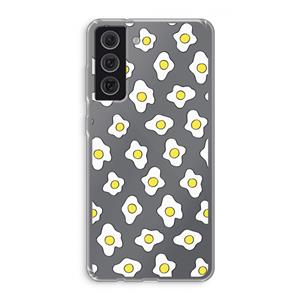 CaseCompany Spiegeleitjes: Samsung Galaxy S21 FE Transparant Hoesje
