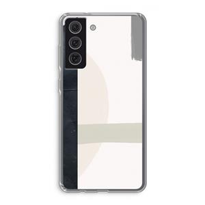 CaseCompany Baca: Samsung Galaxy S21 FE Transparant Hoesje