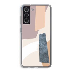 CaseCompany Luca: Samsung Galaxy S21 FE Transparant Hoesje