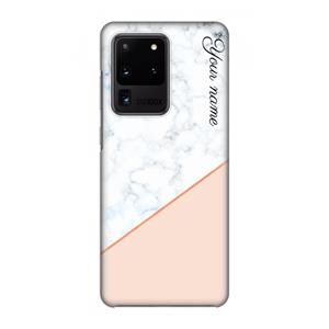 CaseCompany Marmer in stijl: Volledig geprint Samsung Galaxy S20 Ultra Hoesje