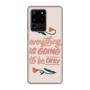 CaseCompany Optimistic flower girl: Volledig geprint Samsung Galaxy S20 Ultra Hoesje