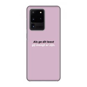 CaseCompany gij moogt er zijn: Volledig geprint Samsung Galaxy S20 Ultra Hoesje