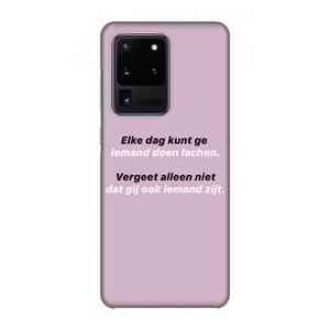 CaseCompany gij zijt ook iemand: Volledig geprint Samsung Galaxy S20 Ultra Hoesje