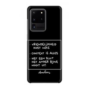 CaseCompany Mijn Motto's: Volledig geprint Samsung Galaxy S20 Ultra Hoesje