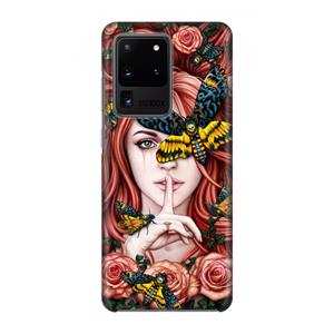 CaseCompany Lady Moth: Volledig geprint Samsung Galaxy S20 Ultra Hoesje