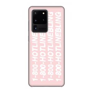 CaseCompany Hotline bling pink: Volledig geprint Samsung Galaxy S20 Ultra Hoesje