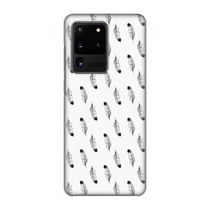 CaseCompany Pluimen: Volledig geprint Samsung Galaxy S20 Ultra Hoesje