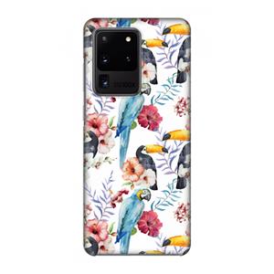 CaseCompany Bloemen tukan: Volledig geprint Samsung Galaxy S20 Ultra Hoesje