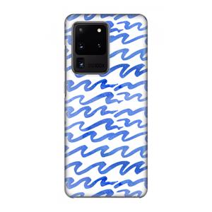 CaseCompany Blauwe golven: Volledig geprint Samsung Galaxy S20 Ultra Hoesje