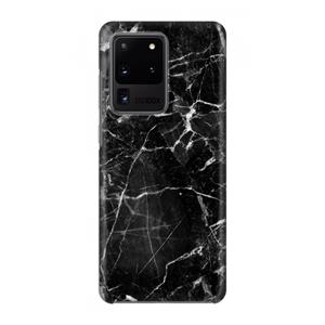 CaseCompany Zwart Marmer 2: Volledig geprint Samsung Galaxy S20 Ultra Hoesje