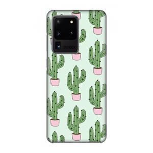 CaseCompany Cactus Lover: Volledig geprint Samsung Galaxy S20 Ultra Hoesje