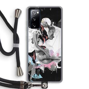 CaseCompany Camouflage de sommeil: Samsung Galaxy S20 FE / S20 FE 5G Transparant Hoesje met koord