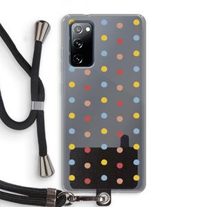CaseCompany Bollen: Samsung Galaxy S20 FE / S20 FE 5G Transparant Hoesje met koord