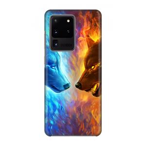 CaseCompany Fire & Ice: Volledig geprint Samsung Galaxy S20 Ultra Hoesje
