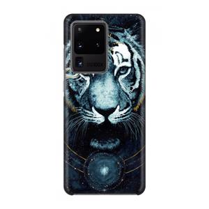 CaseCompany Darkness Tiger: Volledig geprint Samsung Galaxy S20 Ultra Hoesje