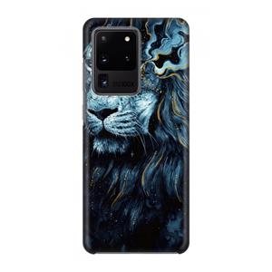 CaseCompany Darkness Lion: Volledig geprint Samsung Galaxy S20 Ultra Hoesje