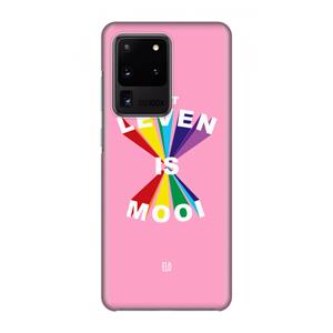 CaseCompany Het Leven Is Mooi: Volledig geprint Samsung Galaxy S20 Ultra Hoesje