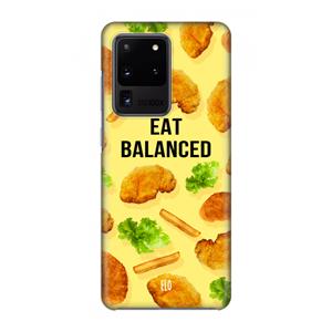 CaseCompany Eat Balanced: Volledig geprint Samsung Galaxy S20 Ultra Hoesje