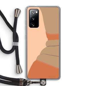 CaseCompany Bikini: Samsung Galaxy S20 FE / S20 FE 5G Transparant Hoesje met koord
