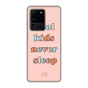 CaseCompany Cool Kids Never Sleep: Volledig geprint Samsung Galaxy S20 Ultra Hoesje