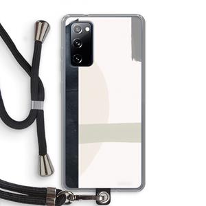 CaseCompany Baca: Samsung Galaxy S20 FE / S20 FE 5G Transparant Hoesje met koord