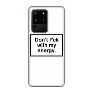CaseCompany My energy: Volledig geprint Samsung Galaxy S20 Ultra Hoesje