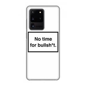 CaseCompany No time: Volledig geprint Samsung Galaxy S20 Ultra Hoesje
