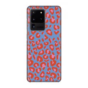 CaseCompany Leopard blue: Volledig geprint Samsung Galaxy S20 Ultra Hoesje