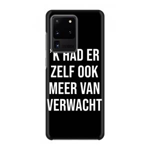 CaseCompany Meer verwacht - Zwart: Volledig geprint Samsung Galaxy S20 Ultra Hoesje