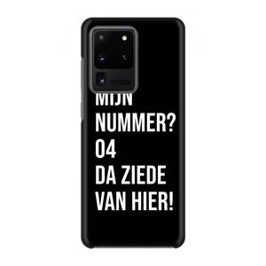 CaseCompany Da ziede van hier - Zwart: Volledig geprint Samsung Galaxy S20 Ultra Hoesje