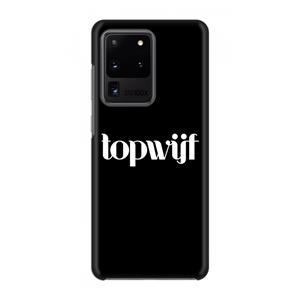CaseCompany Topwijf Zwart: Volledig geprint Samsung Galaxy S20 Ultra Hoesje
