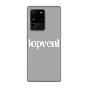 CaseCompany Topvent Grijs Wit: Volledig geprint Samsung Galaxy S20 Ultra Hoesje