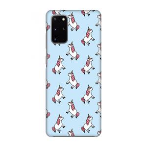 CaseCompany Eenhoorns overal: Volledig geprint Samsung Galaxy S20 Plus Hoesje