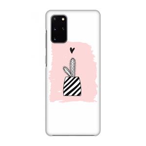 CaseCompany Zwart-wit cactus: Volledig geprint Samsung Galaxy S20 Plus Hoesje