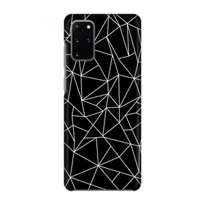 CaseCompany Geometrische lijnen wit: Volledig geprint Samsung Galaxy S20 Plus Hoesje