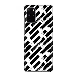 CaseCompany Zwarte vegen: Volledig geprint Samsung Galaxy S20 Plus Hoesje