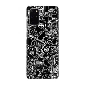 CaseCompany Vexx Black City : Volledig geprint Samsung Galaxy S20 Plus Hoesje
