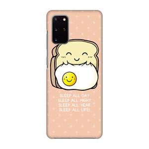CaseCompany Sleep All Day: Volledig geprint Samsung Galaxy S20 Plus Hoesje