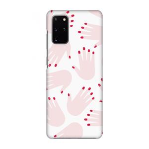 CaseCompany Hands pink: Volledig geprint Samsung Galaxy S20 Plus Hoesje