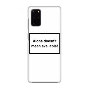 CaseCompany Alone: Volledig geprint Samsung Galaxy S20 Plus Hoesje