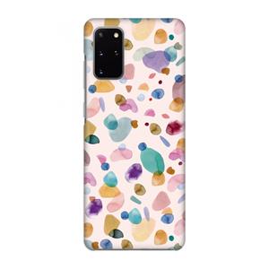 CaseCompany Terrazzo Memphis Pink: Volledig geprint Samsung Galaxy S20 Plus Hoesje