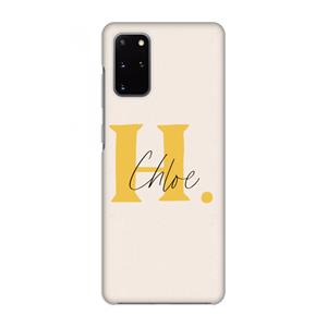 CaseCompany Amber Script: Volledig geprint Samsung Galaxy S20 Plus Hoesje