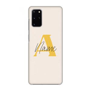 CaseCompany Amber Script: Volledig geprint Samsung Galaxy S20 Plus Hoesje