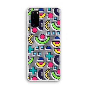 CaseCompany 8-bit N°6: Samsung Galaxy S20 Transparant Hoesje